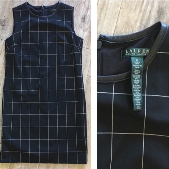 Lauren Ralph Lauren Dresses & Skirts - Lauren Ralph Lauren Black Windowpane Dress